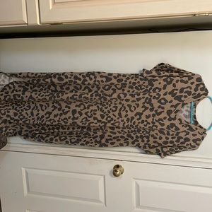 Cheetah maxi dress